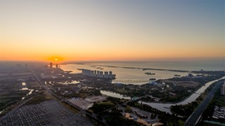 「武进」西太湖日出