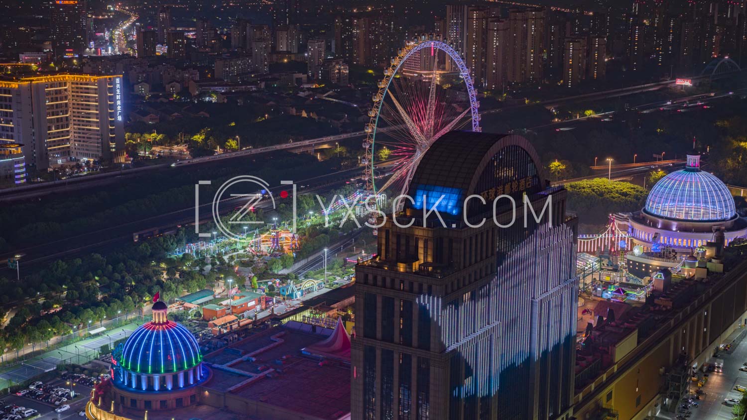 「新北」江南环球港夜景