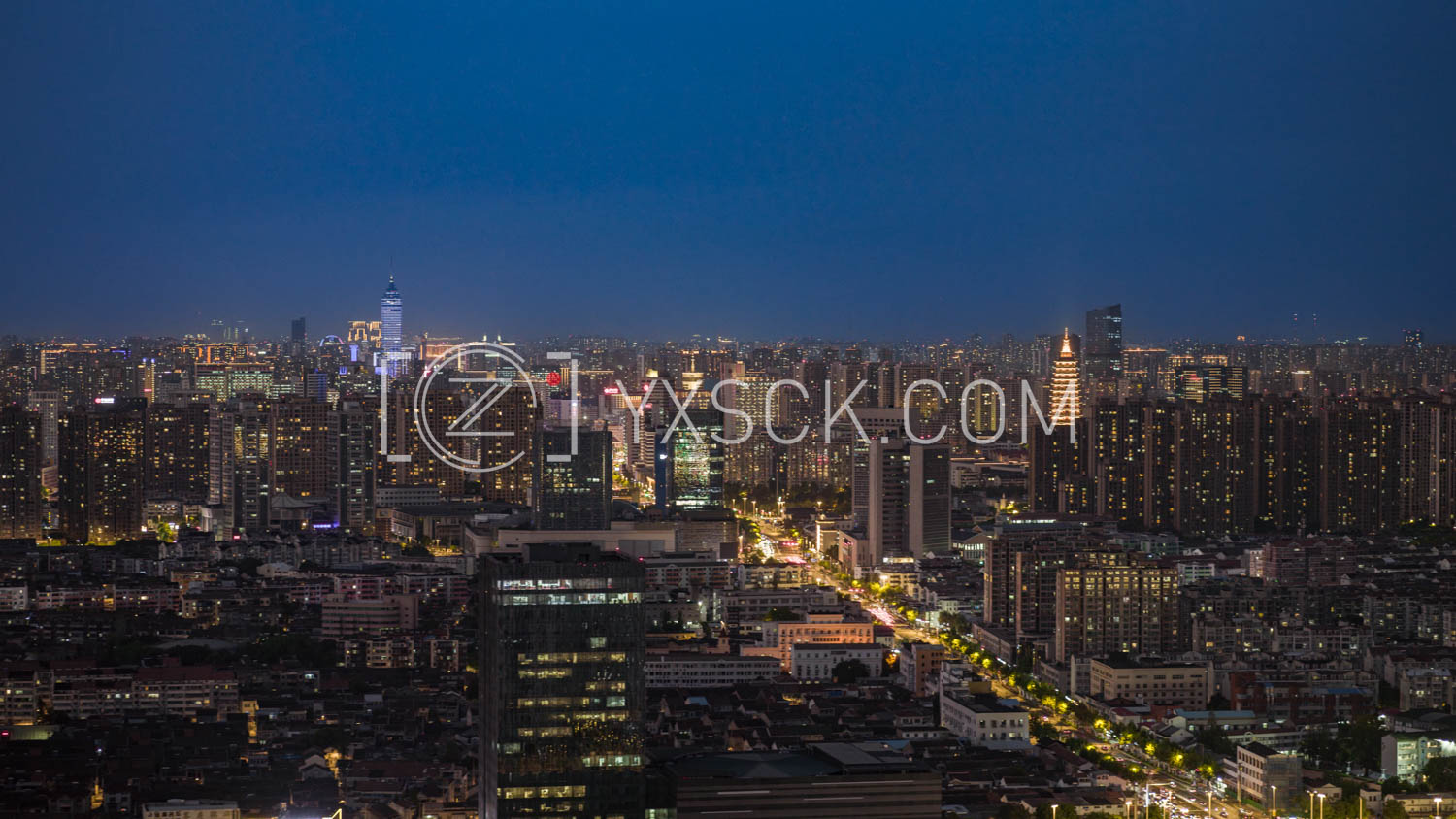 「天宁」天宁城区夜景