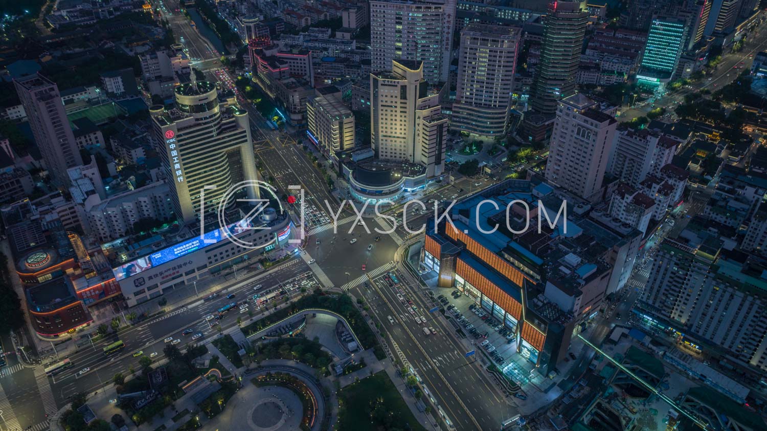 「天宁」文化宫路口夜景