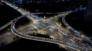 「天宁」青龙立交夜景