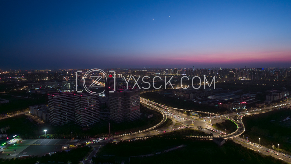 「天宁」青龙互通苏南智城夜景