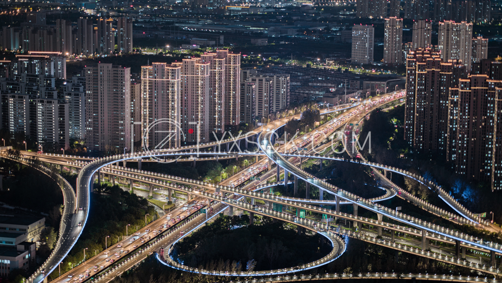 「天宁」青洋路高架夜景
