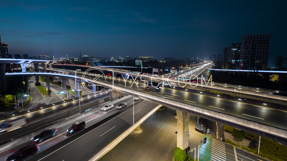 「天宁」青洋路高架夜景
