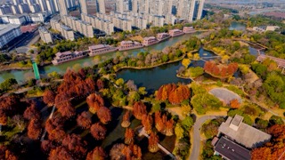 「经开」丁塘河湿地公园秋