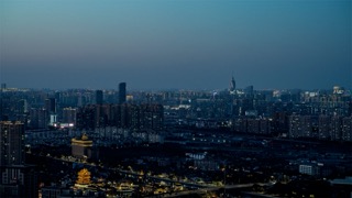 「天宁」常州蓝调夜景城区