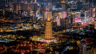 「天宁」天宁寺中景变化全景