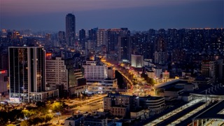 「天宁」关河路城市夜景