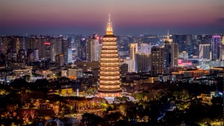 「天宁」天宁宝塔夜景