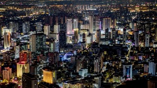 「钟楼」钟楼高楼夜景