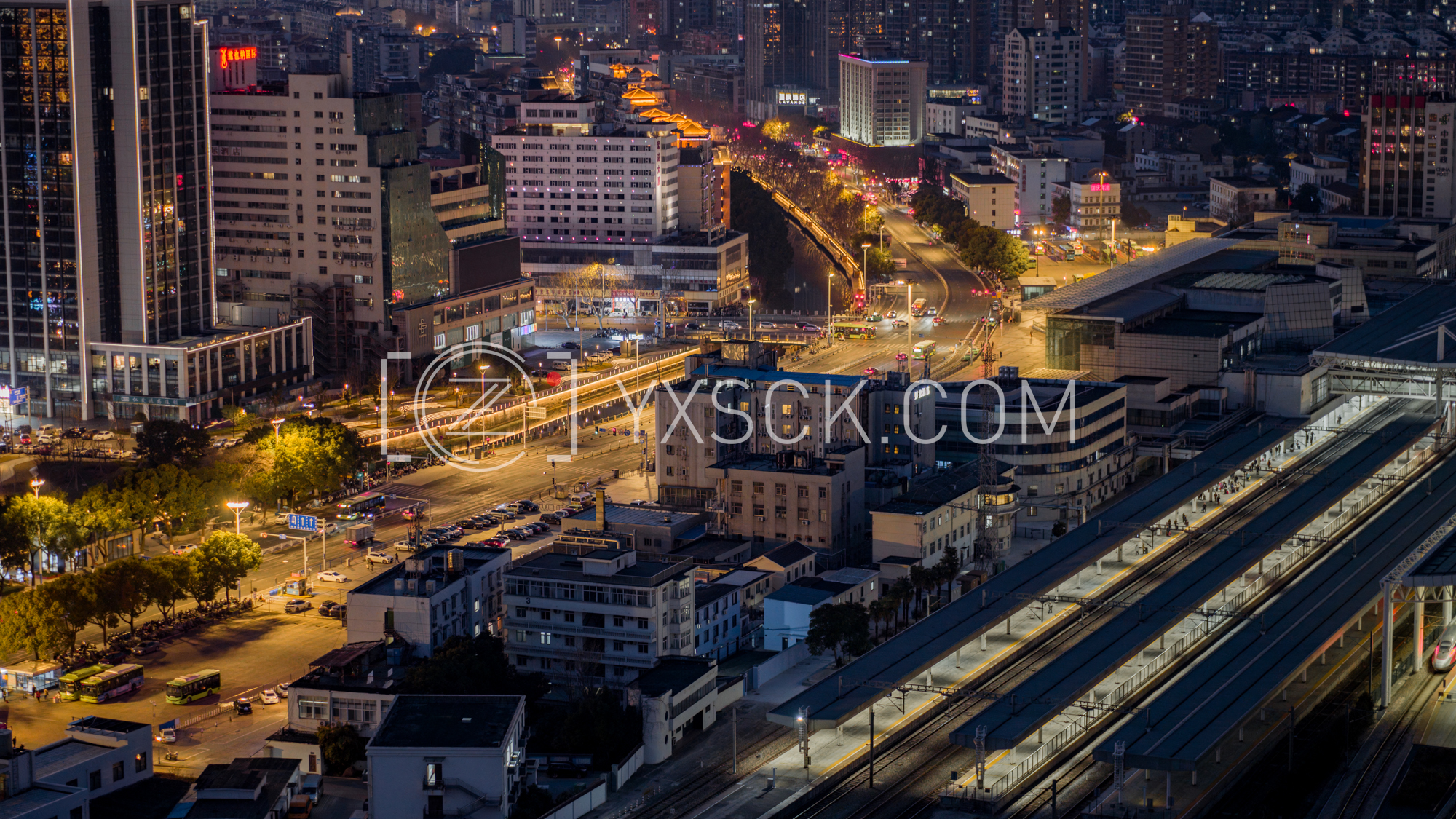 「天宁」关河路夜景