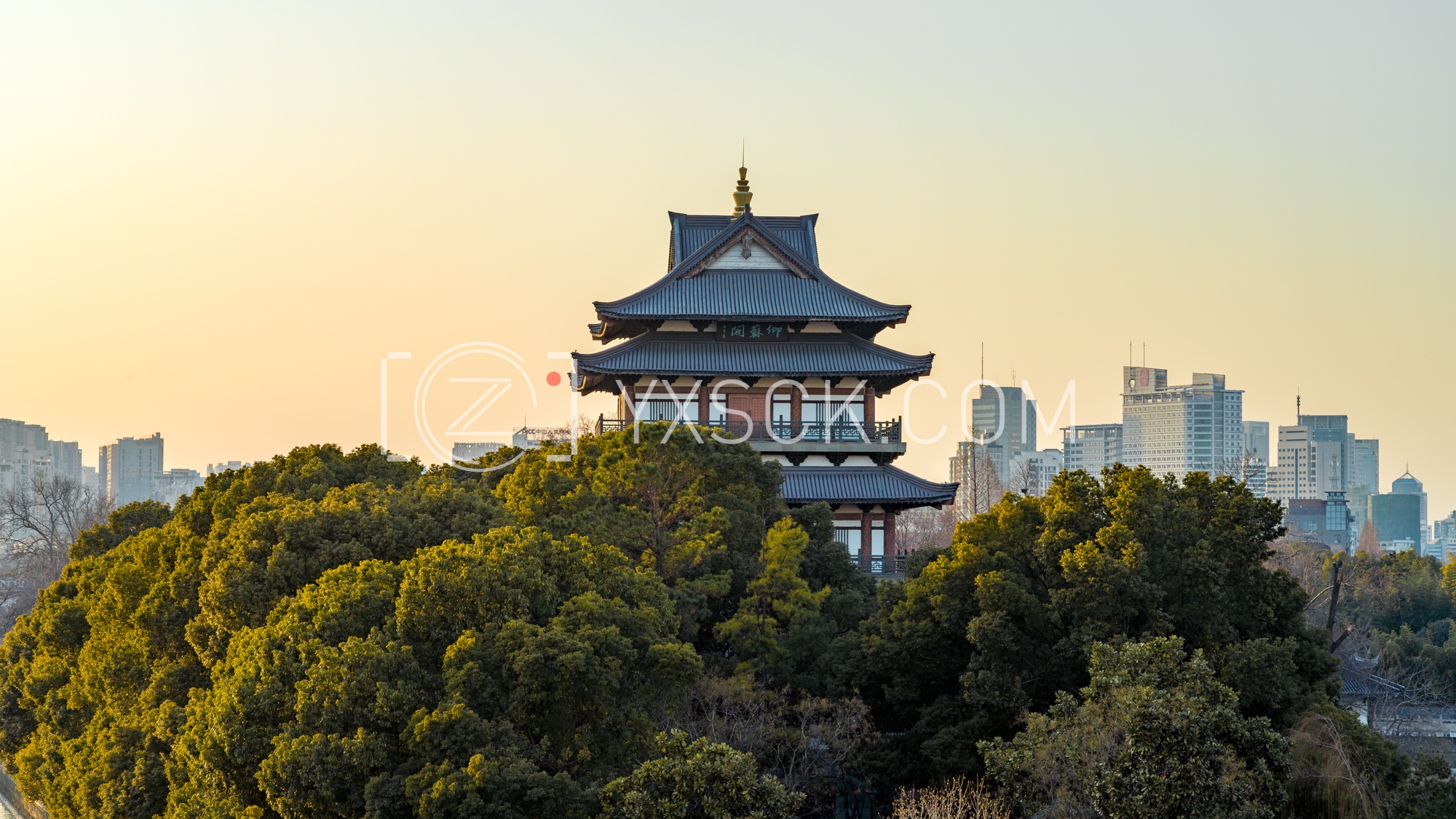 「天宁」东坡公园仰苏阁