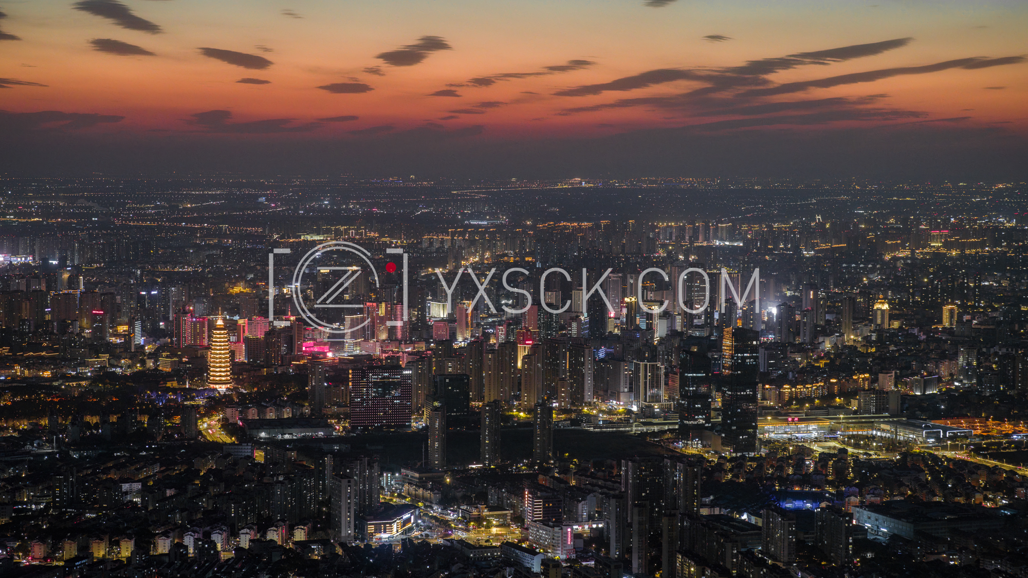 「天宁」城市夜景亮灯