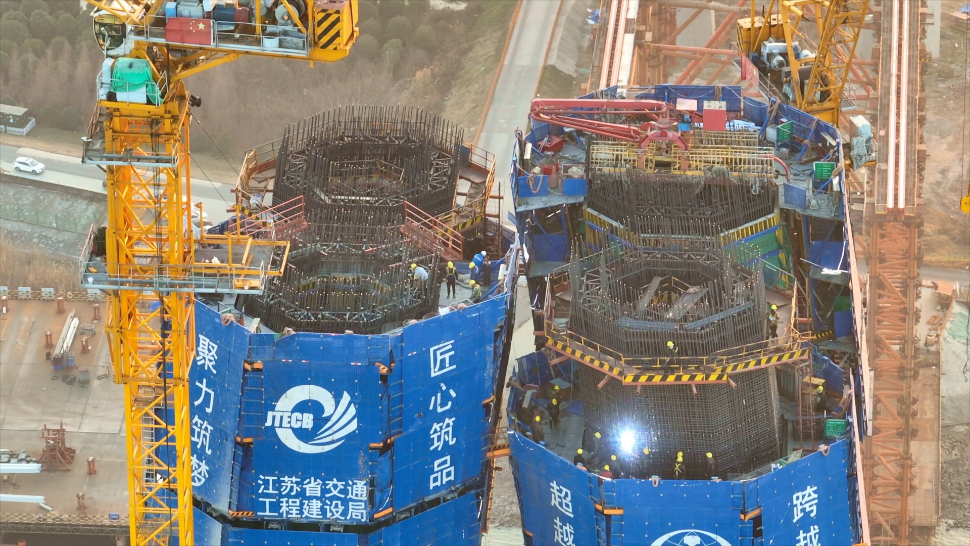 「新北」常泰大桥上的建设者