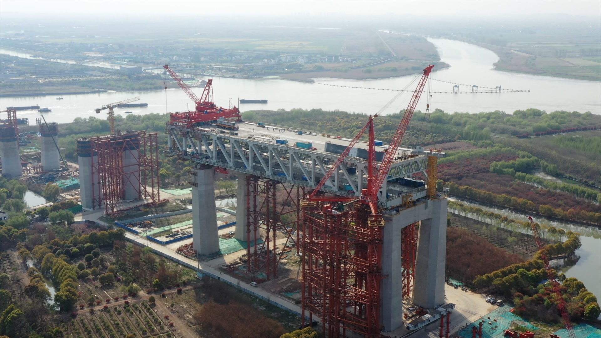 「新北」常泰大桥建设初期