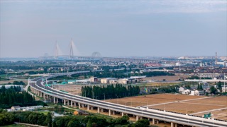 「新北」常泰大桥引桥公路蓝天（建造中）