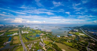 「武进」西太湖高空全景